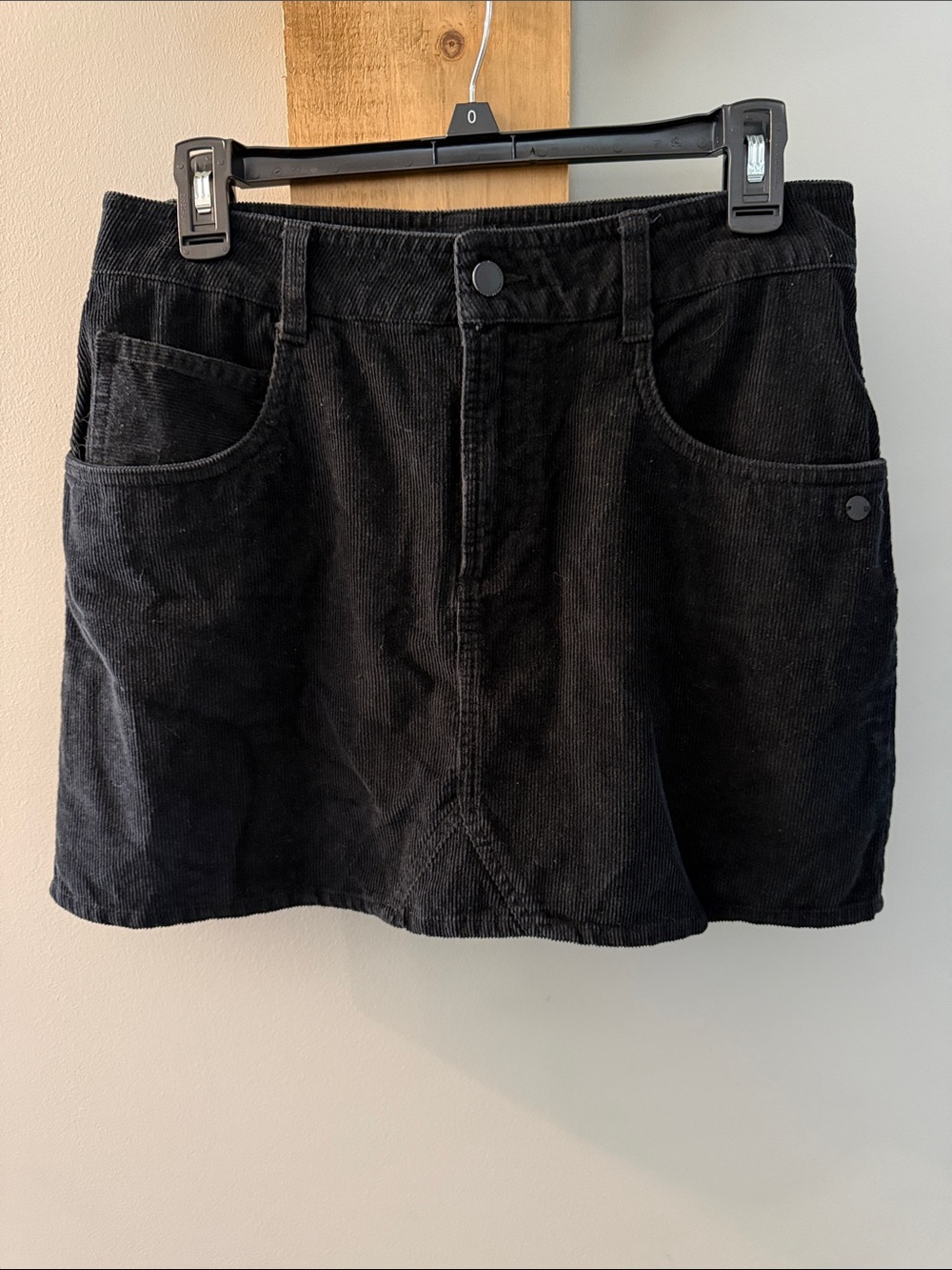 Roxy Black Corduroy Skirt, M